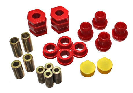 Energy Suspension 96-00 Honda Civic/CRX Red Front Control Arm Bushing Set - RPL Performance