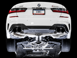 AWE Tuning 2019+ BMW M340i (G20) Track Edition Exhaust - Quad Diamond Black Tips - RPL Performance