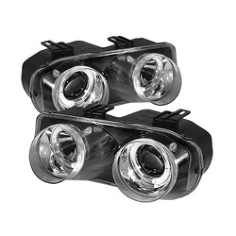 Spyder Acura Integra 94-97 Projector Headlights LED Halo -Chrome High H1 Low 9006 PRO-YD-AI94-HL-C - RPL Performance