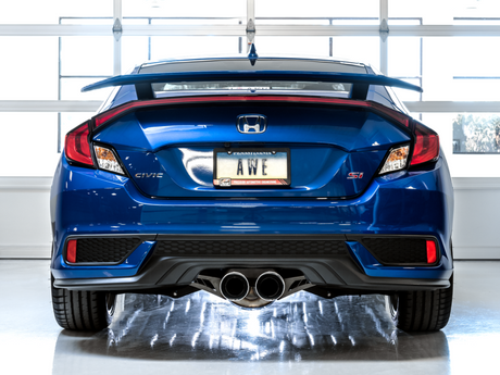 AWE Tuning 17+ Honda Civic SI 1.5L / Type R 2.0L Turbo Triple-to-Dual Tip Conversion Kit - RPL Performance