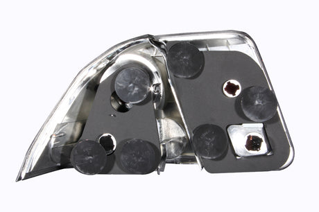 ANZO 2001-2004 Honda Civic Taillights Black - RPL Performance