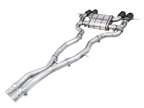 AWE SwitchPath Catback Exhaust for BMW G8X M3/M4 - Diamond Black Tips - RPL Performance