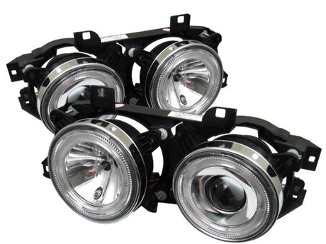 Spyder BMW E34 5-Series 89-94 Projector Headlights NO FIT 750 LED Halo Chrm PRO-YD-BMWE34-HL-C - RPL Performance