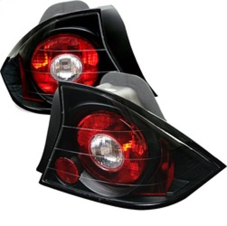 Spyder Honda Civic 01-03 2Dr Euro Style Tail Lights Black ALT-YD-HC01-2D-BK - RPL Performance