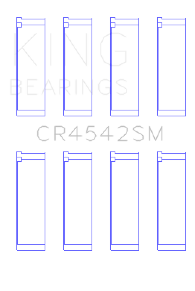 King Honda K-Series (Except A3) 16v 2.0L / 2.3L / 2.4L Connecting Rod Bearing Set (Set of 4) - RPL Performance