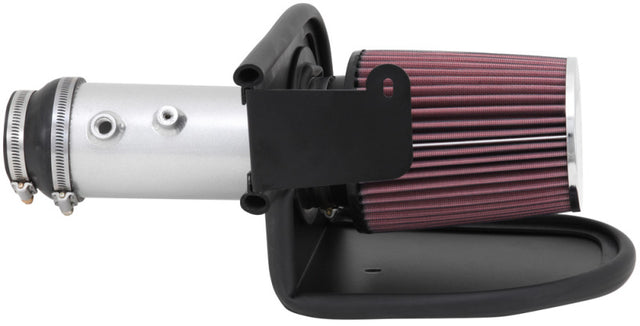 K&N 13-14 Honda Accord 3.5L V6 69 Series Typhoon Air Intake System - Silver Cold Air Intake Kit - RPL Performance