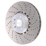 SHW 20-21 BMW X3 M 3.0L Right Front Cross-Drilled Lightweight Brake Rotor (34118054826) - RPL Performance