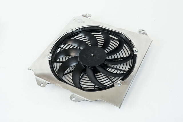 CSF 92-00 Honda Civic All-Aluminum Fan Shroud w/12in SPAL Fan - RPL Performance