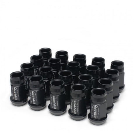 Skunk2 12 x 1.5 Forged Lug Nut Set (Black Series) (16 Pcs.) - RPL Performance