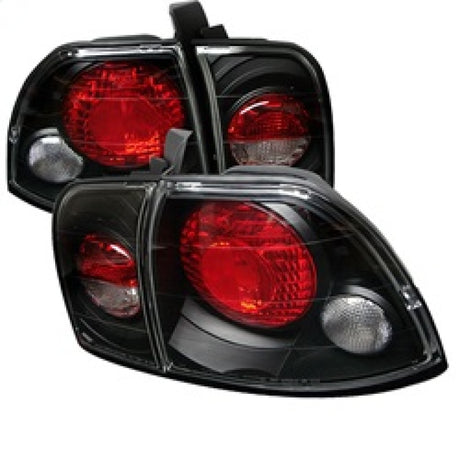 Spyder Honda Accord 96-97 Euro Style Tail Lights Black ALT-YD-HA96-BK - RPL Performance