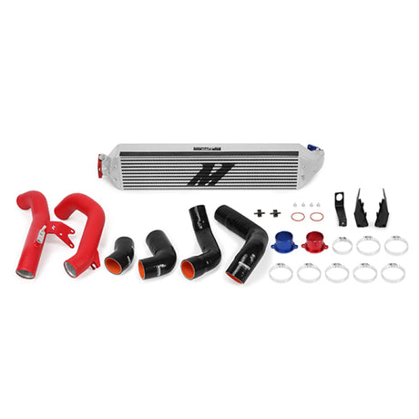 Mishimoto 2016+ Honda Civic 1.5T / 2017+ Honda Civic Si Silver Intercooler Kit w/Red Pipes - RPL Performance