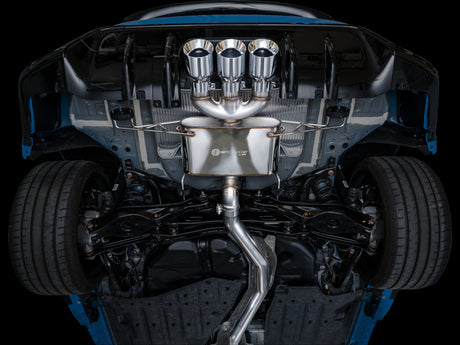AWE Tuning 2023 Honda Civic Type R FL5 Touring Edition Exhaust w/ Triple Chrome Silver Tips - RPL Performance