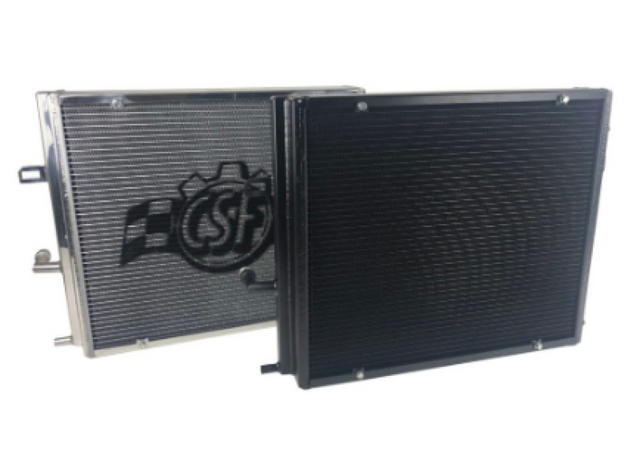 CSF BMW B58/B48 Front Mount Triple-Pass Heat Exchanger w/Rock Guard - Black - RPL Performance