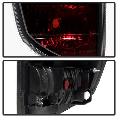 Xtune Honda Ridgeline Pickup 06-08 OEM Style Tail Lights Red Smoked ALT-JH-HRID06-OE-RSM - RPL Performance