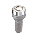 McGard Wheel Lock Bolt Set - 4pk. (Cone Seat) M14X1.25 / 17mm Hex / 27.3mm Shank Length - Chrome - RPL Performance