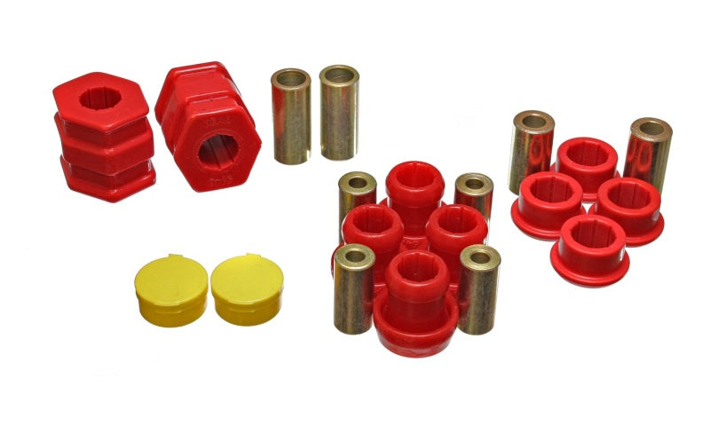 Energy Suspension 99-00 Honda Civic Si Red Front Control Arm Bushing Set - RPL Performance