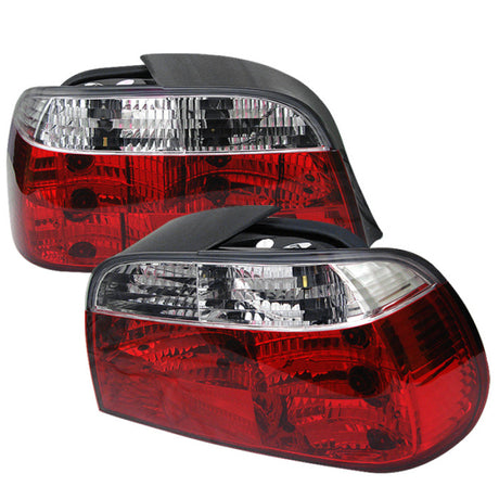 Spyder BMW E38 7-Series 95-01 Crystal Tail Lights Red Clear ALT-YD-BE3895-RC - RPL Performance