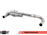 AWE Tuning BMW F3X 340i Touring Edition Axle-Back Exhaust - Chrome Silver Tips (90mm) - RPL Performance