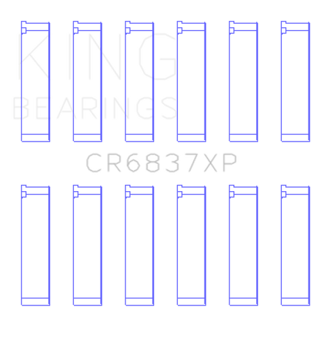 King Honda J30 / J35 Connecting Rod Bearing Set (Set of 6) - RPL Performance