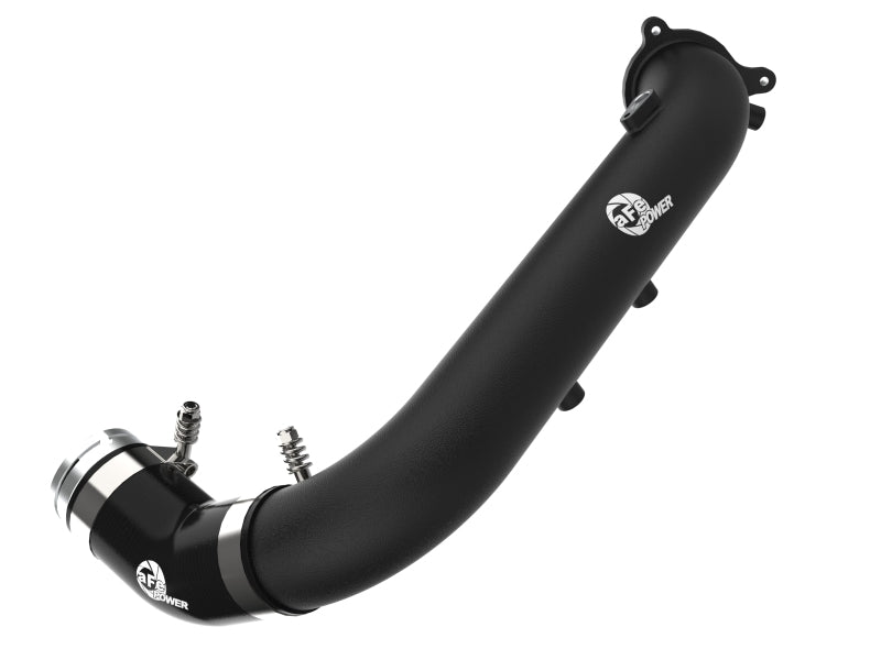 aFe BladeRunner Black 2-3/4in Aluminum Charge Pipe 2021 Toyota Supra GR (A90) I4-2.0L (t) B48 - RPL Performance