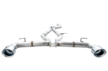 AWE Tuning 2020 Toyota Supra A90 Track Edition Exhaust - 5in Chrome Silver Tips - RPL Performance