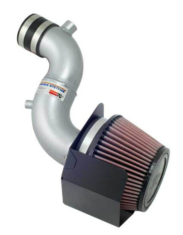 K&N Performance Intake Kit TYPHOON; HONDA FIT L4-1.5L, (SILVER) 07-08 - RPL Performance