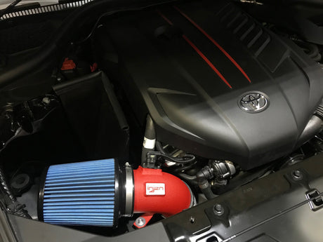 Injen 2020 Toyota Supra L6-3.0L Turbo (A90) SP Cold Air Intake System - Wrinkle Red - RPL Performance