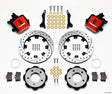 Wilwood Combination Parking Brake Rear Kit 12.19in Drilled Red 2006-Up Civic / CRZ - RPL Performance