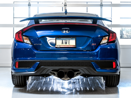 AWE Tuning 17+ Honda Civic SI 1.5L / Type R 2.0L Turbo Triple-to-Dual Tip Conversion Kit - RPL Performance
