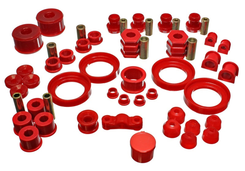 Energy Suspension 99-00 Honda Civic Si Red Hyper-Flex Master Bushing Set - RPL Performance