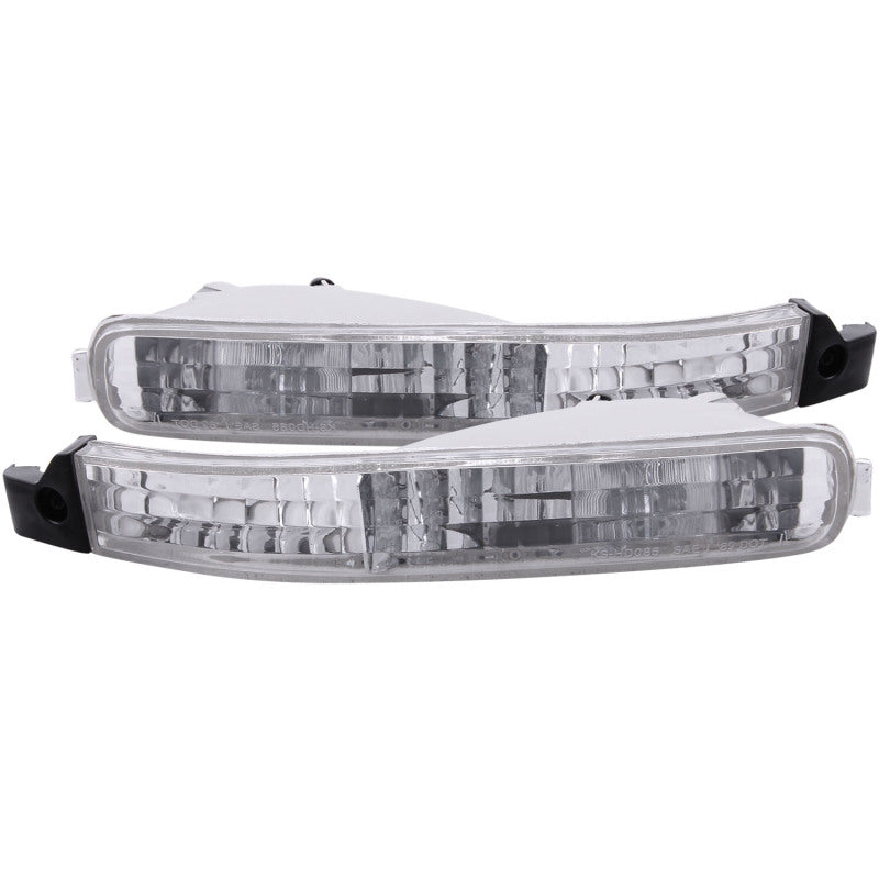 ANZO 1992-1993 Honda Accord Euro Parking Lights Chrome