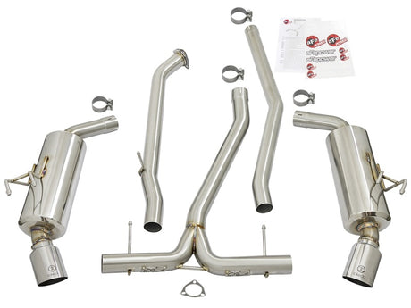 aFe POWER Takeda 16-17 Honda Civic I4-1.5L (t) 2.25-2.5in 304 SS CB Dual-Exit Exhaust Polish Tip - RPL Performance