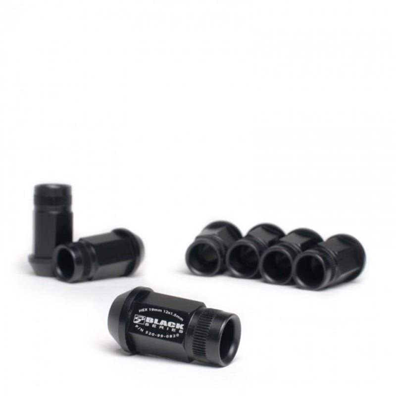 Skunk2 12 x 1.5 Forged Lug Nut Set (Black Series) (20 Pcs.) - RPL Performance