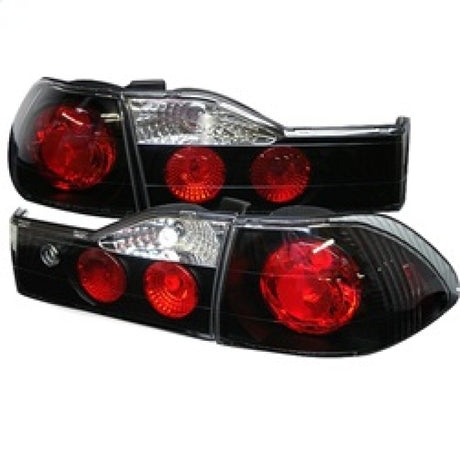 Spyder Honda Accord 01-02 4Dr Euro Style Tail Lights Black ALT-YD-HA01-4D-BK - RPL Performance