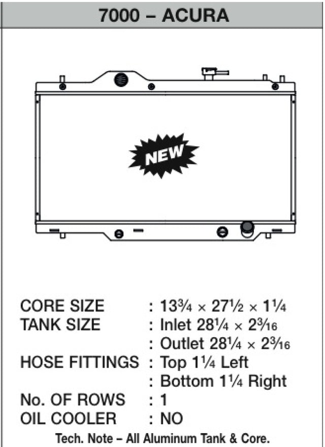 CSF 02-06 Acura RSX Radiator - RPL Performance