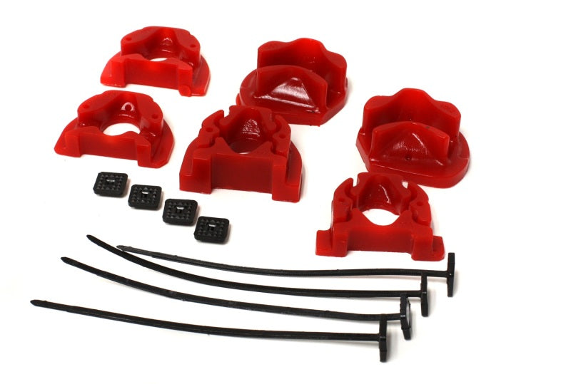 Energy Suspension 92-00 Honda Civic (Except 99-00 Si) / 93-97 Del Sol Red Motor Mount Inserts (Manua - RPL Performance