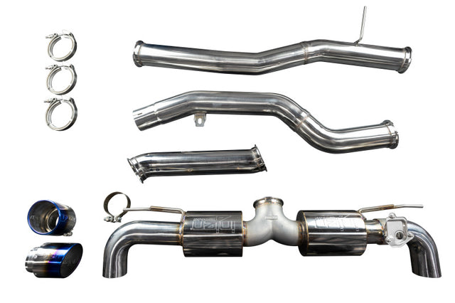 Injen 20-21 Toyota Supra 3.0L Turbo 6cyl SS Cat-Back Exhaust w/ Burnt Tips - RPL Performance