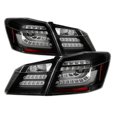 Spyder Honda Accord 2013-2015 4DR LED Tail Lights - Black ALT-YD-HA13LED-LED-BK - RPL Performance