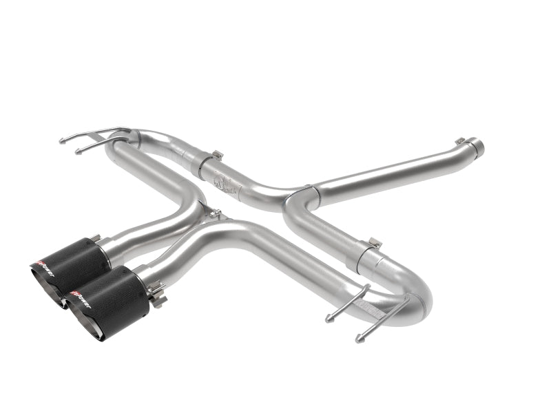 aFe Takeda 2-1/2in 304 SS Axle-Back Exhaust w/Carbon Tips 17-20 Honda Civic Sport L4-1.5L (t) - RPL Performance