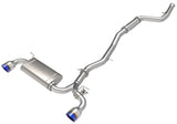 aFe POWER Takeda 2021 Toyota Supra 2.0L (t) 2.5in-3in 304 SS CB Exhaust w/ Blue Tips - RPL Performance